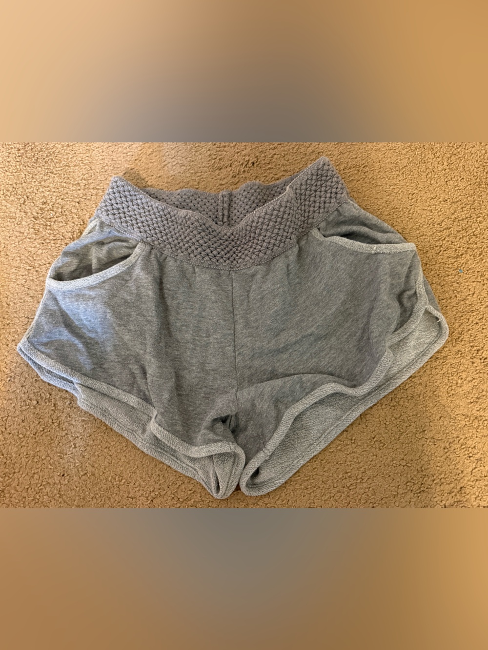 aerie Gray Knit Hem Women's Sweater